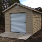 New Berlin Gable wit steel roll-up door